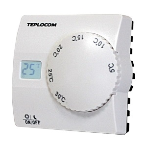 Термостат комнатный TEPLOCOM TS-2AA/8A (проводной)