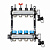 Коллек. группа с расходомерами 1"x3/4" 4 вых.