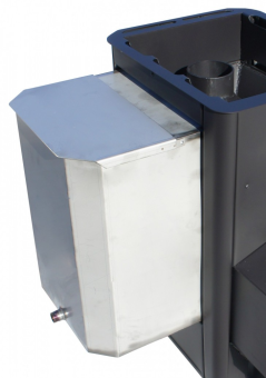 Паленица с навесным баком глухая дверь