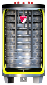  Бойлер косвенного нагрева из нержавеющей стали  110 литров с анодом
